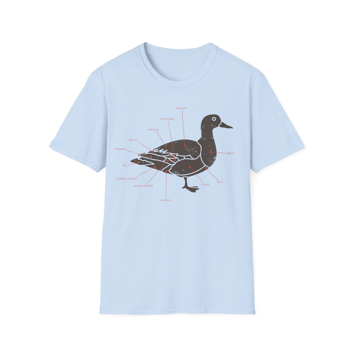 Plumage Anatomy - Duck | Light Shirt