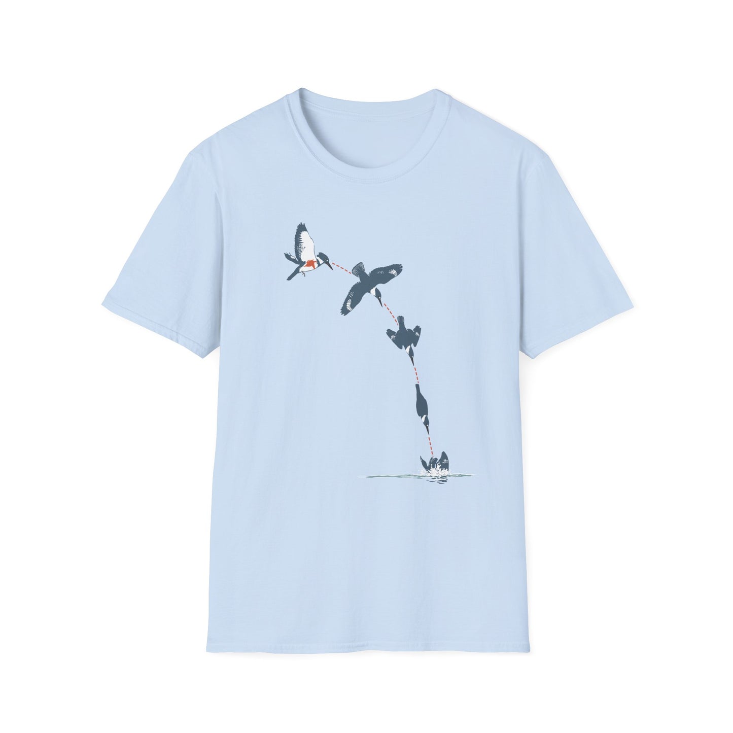 Belted Kingfisher Dive