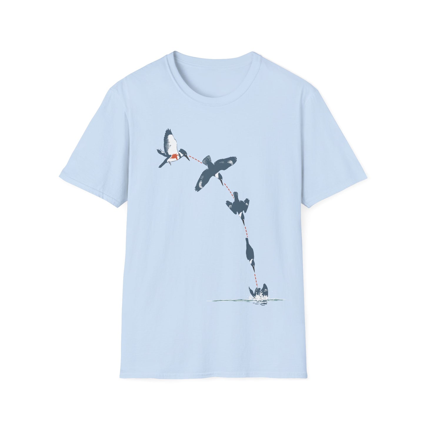 Belted Kingfisher Dive